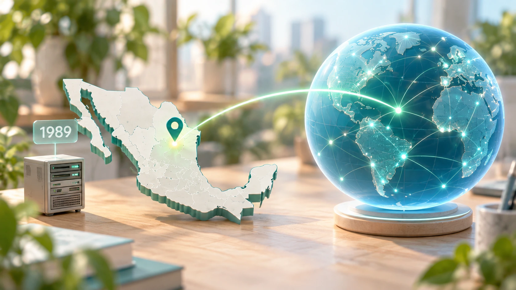 México se conecta a la red global en 1989 desde Monterrey